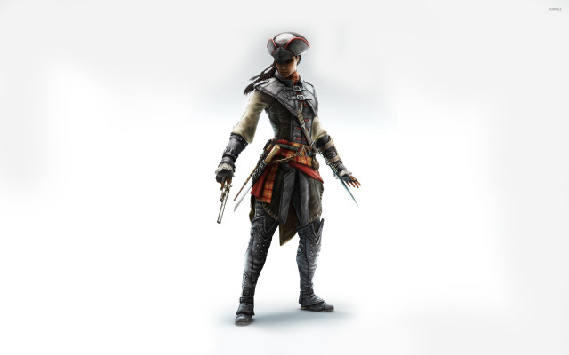 Pirate costume man sword holding free wallpaper for desktop - medium preview image