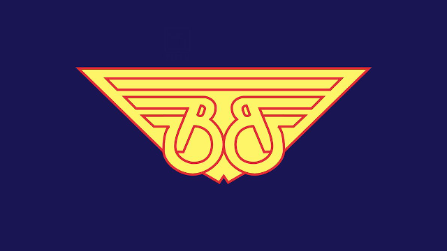 Yellow red logos blue background free wallpaper for desktop - medium preview image