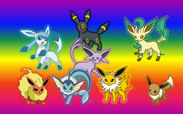 Pokemon rainbow background group colorful free wallpaper for desktop - medium preview image