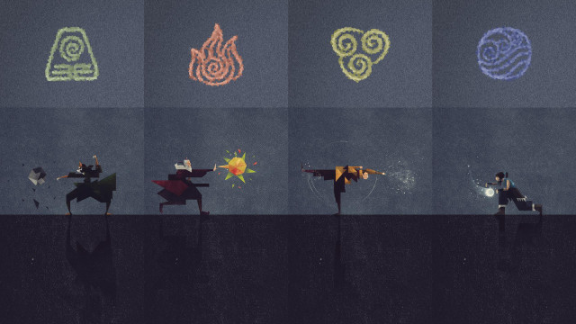 People wall symbols fire group free wallpaper for desktop - medium preview image