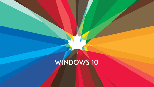 Colorful background star windows #10 free wallpaper for desktop - medium preview image