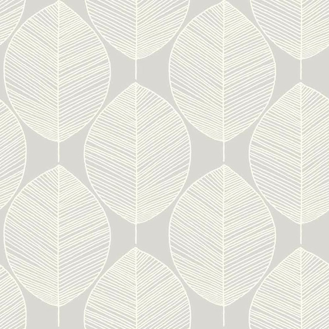 White gray leaf pattern wallpaper free wallpaper for tablet - medium preview image