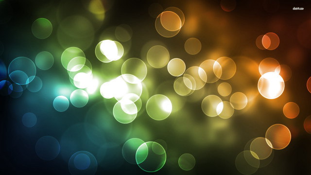 Colorful blurry background circles light free wallpaper for desktop - medium preview image