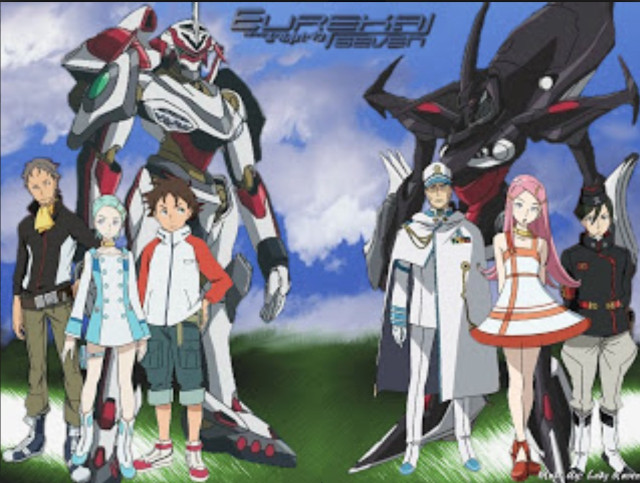 Group people giant robot character free wallpaper for desktop - medium preview image