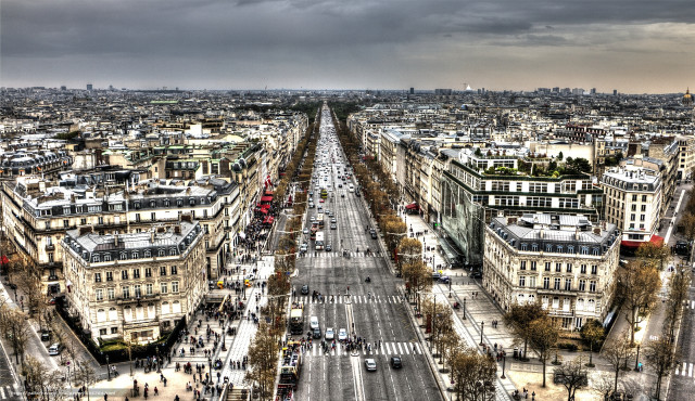 Tokyo cityscape bridge skyscraper cloudy free wallpaper for desktop - medium preview image