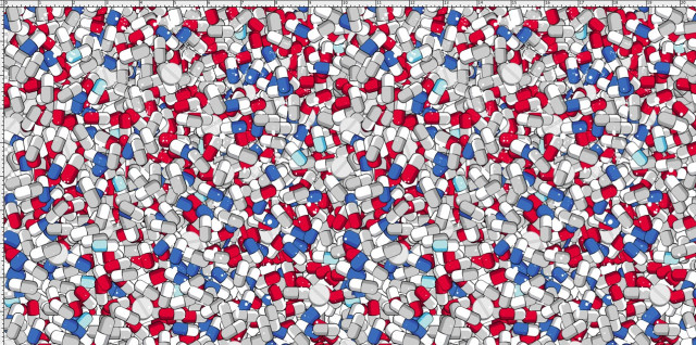 Mosaic red pattern design art free wallpaper for desktop - medium preview image