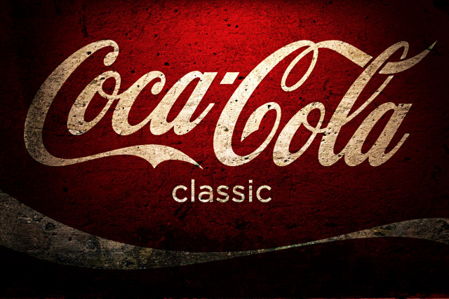 Coca cola classic sign red free wallpaper for desktop - medium preview image