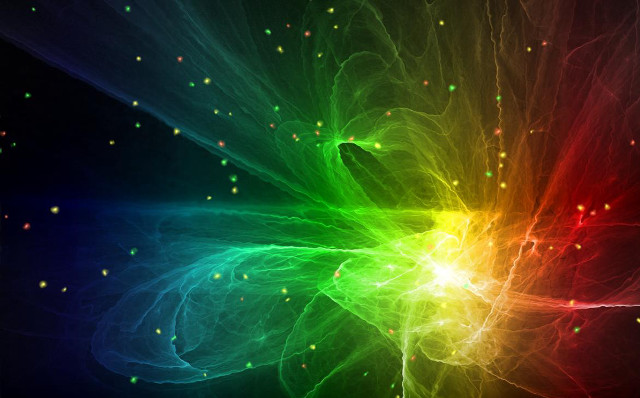 Colorful background lights black rainbow free wallpaper for desktop - medium preview image