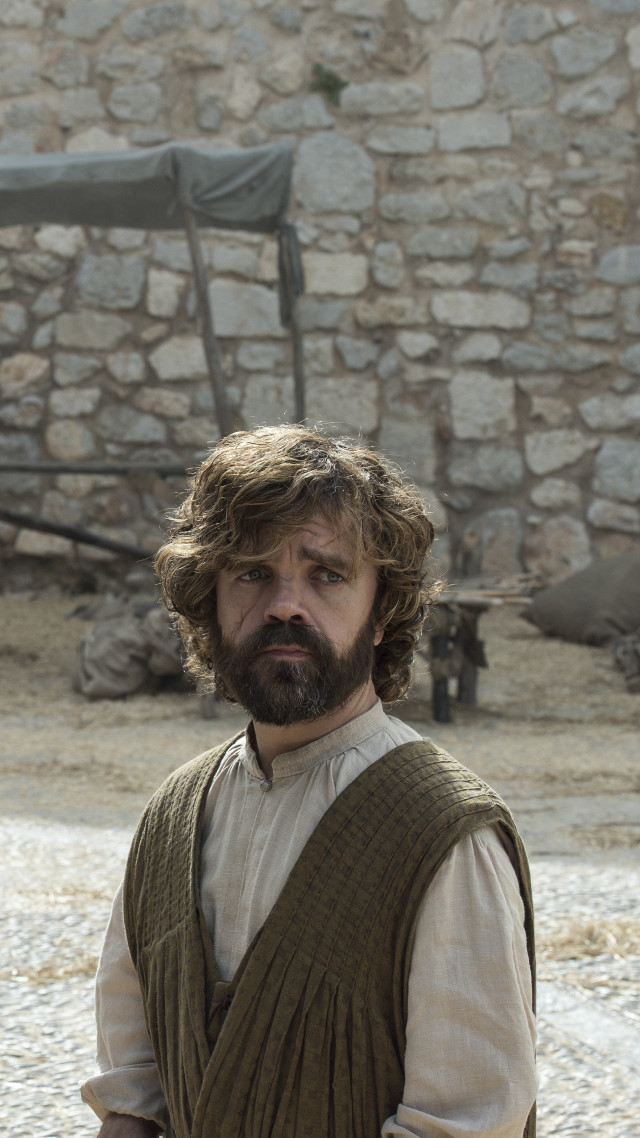 Bearded man vest stone wall free wallpaper for mobile - medium preview image