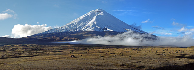 Mountain snow capped peak clouds #2 free wallpaper for desktop - medium preview image