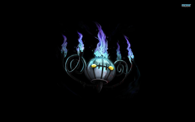 Dark background strange object flames #2 free wallpaper for desktop - medium preview image