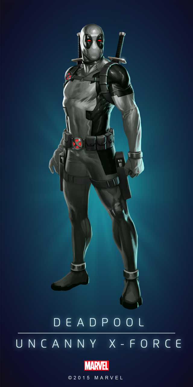 Deadpool suit helmet sword poster free wallpaper for mobile - medium preview image