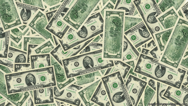Money wealth cash bills coins free wallpaper for desktop - medium preview image