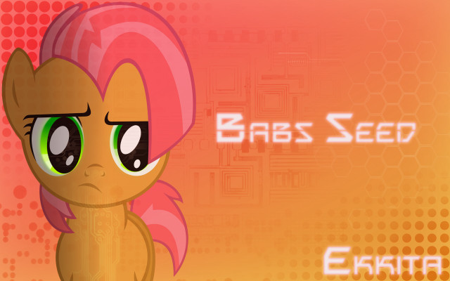 Pink pony big eyes pink free wallpaper for desktop - medium preview image