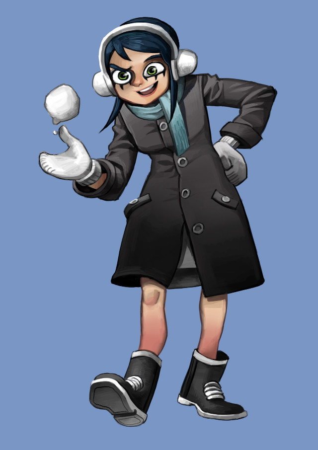 Cartoon character headphones coat image free wallpaper for mobile - medium preview image