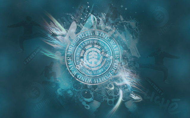 Blue white abstract background circular #3 free wallpaper for desktop - medium preview image