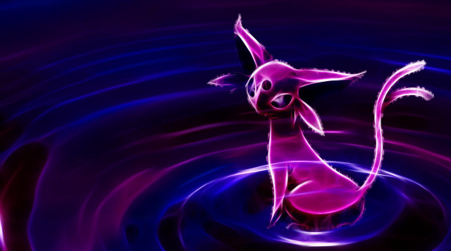 Cat purple water blue pink free wallpaper for desktop - medium preview image