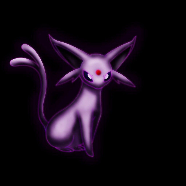 Purple cat red eye black free wallpaper for tablet - medium preview image