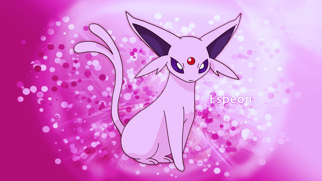 Pink cat red eye sitting free wallpaper for desktop - medium preview image