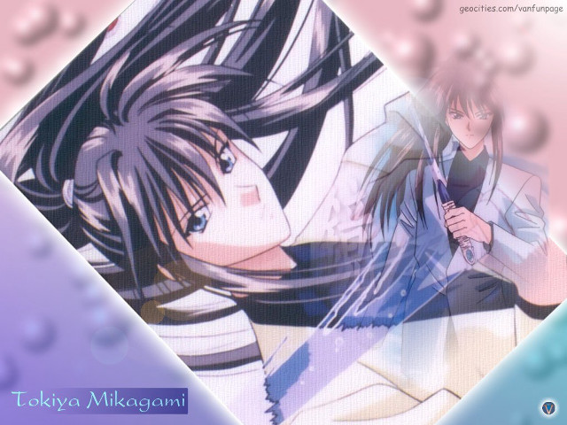 Anime character long hair blue #5 free wallpaper for desktop - medium preview image