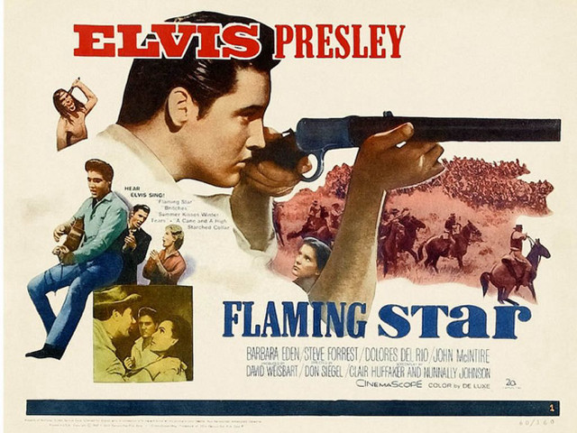 Flaming star movie poster man free wallpaper for desktop - medium preview image