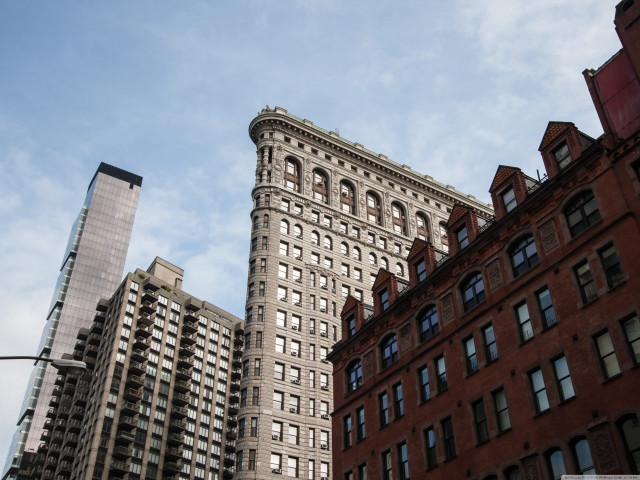 Tall building sky background clouds #5 free wallpaper for desktop - medium preview image