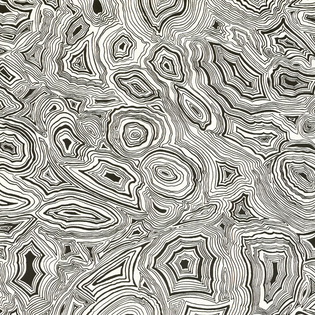 Black white abstract wavy shapes free wallpaper for tablet - medium preview image