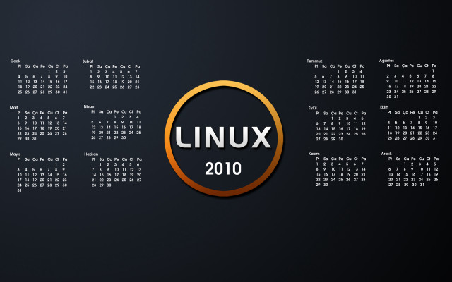 Calendar circle linux logo image free wallpaper for desktop - medium preview image