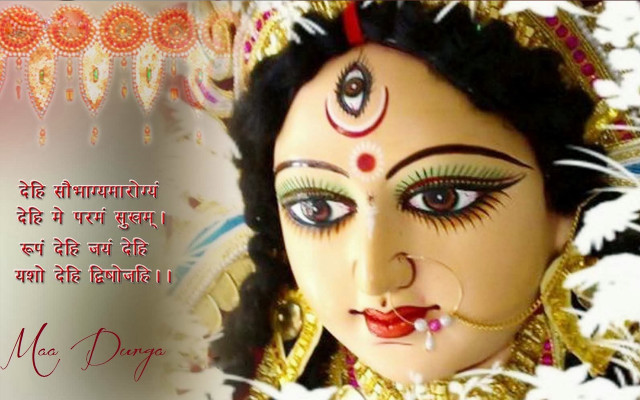 Woman face painted religious message free wallpaper for desktop - medium preview image