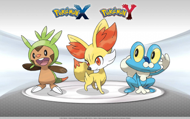 Pokemon group standing white surface free wallpaper for desktop - medium preview image