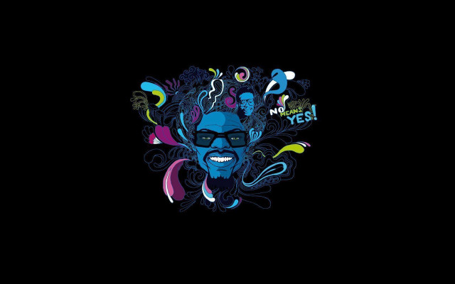 Man glasses beard mustache head free wallpaper for desktop - medium preview image