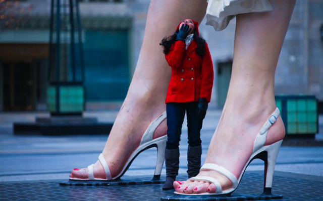 Woman girl red jacket white free wallpaper for desktop - medium preview image