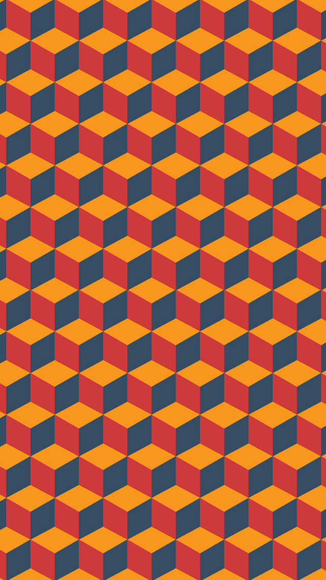 Orange black squares red background free wallpaper for mobile - medium preview image