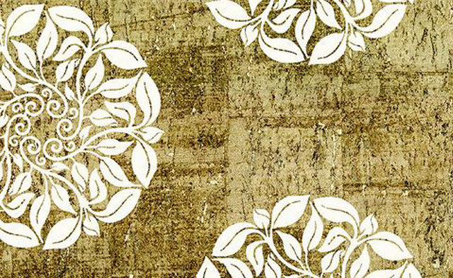 Brown white background flower design free wallpaper for desktop - medium preview image