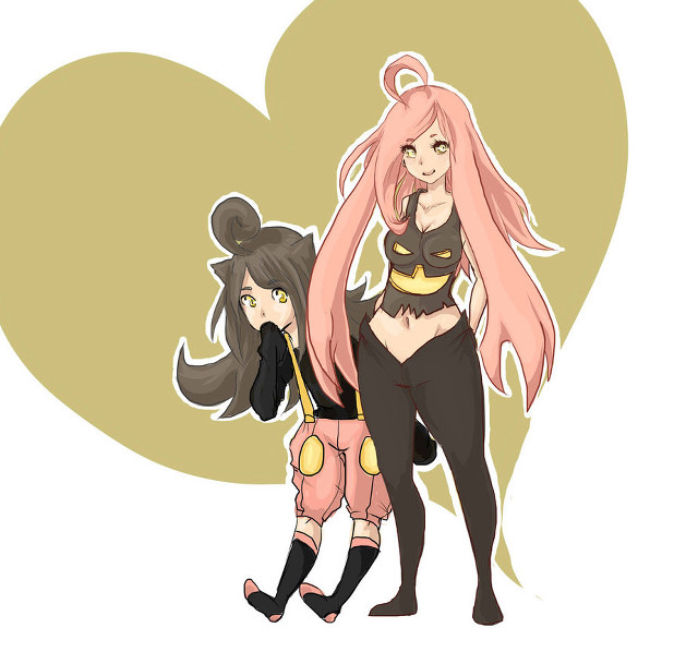 Anime pink hair black clothes free wallpaper for tablet - medium preview image