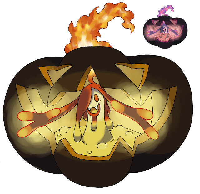 Cartoon character fire demon background #2 free wallpaper for tablet - medium preview image