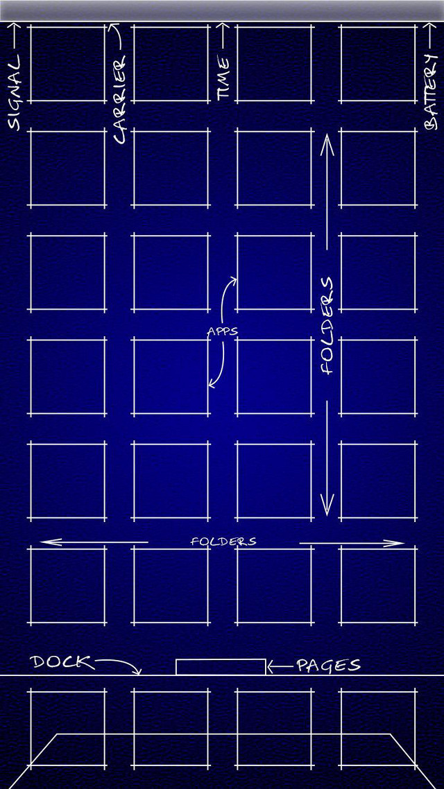 Blueprint floor plan lines on free wallpaper for mobile - medium preview image