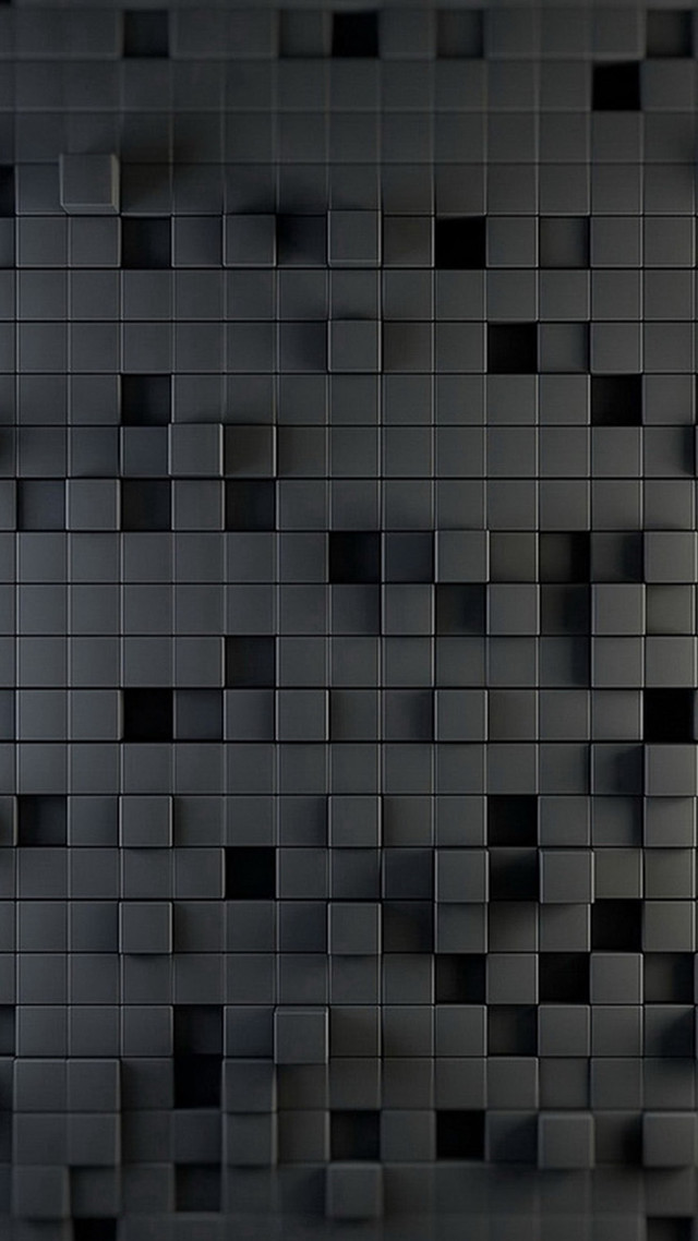 Black white clock wall squares free wallpaper for mobile - medium preview image