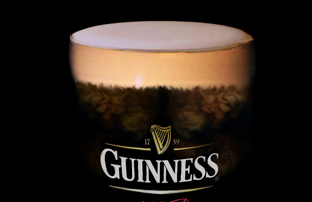 Guinness beer black background red free wallpaper for desktop - medium preview image