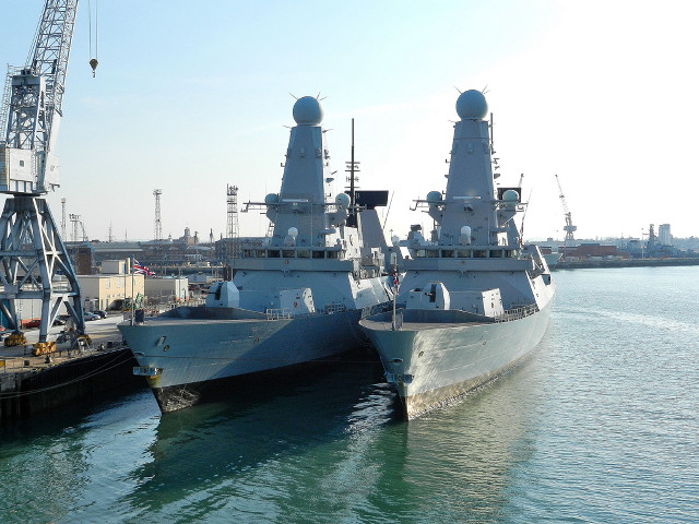 Large ships docked water dock free wallpaper for desktop - medium preview image