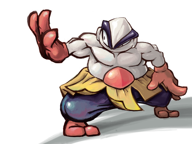 Cartoon character handstand arms out free wallpaper for desktop - medium preview image