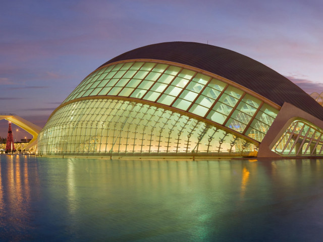 Large building glass front water free wallpaper for desktop - medium preview image