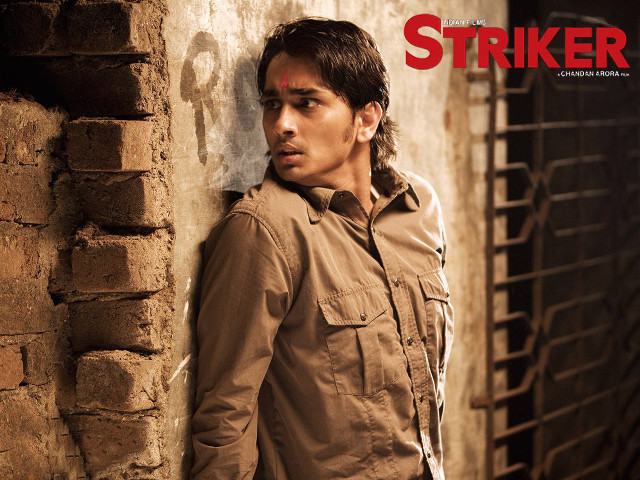 Man serious look brick wall free wallpaper for desktop - medium preview image