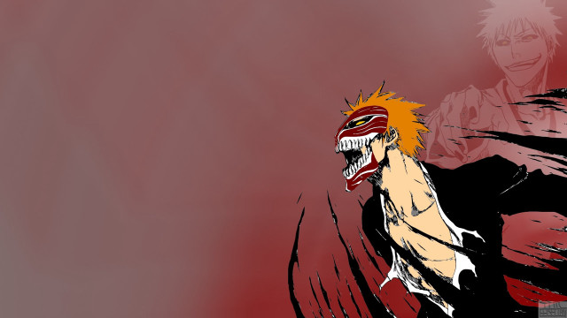 Man red black hair demon free wallpaper for desktop - medium preview image