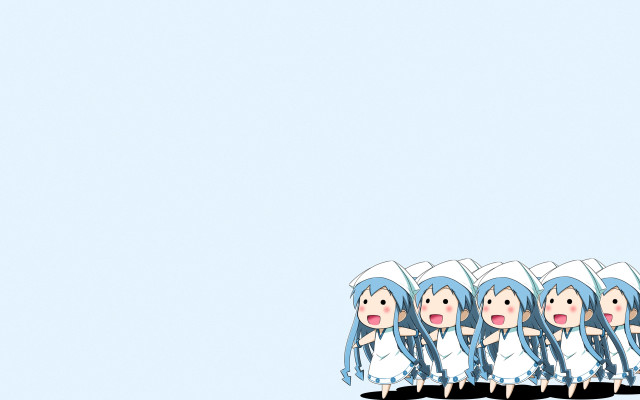 Cartoon characters standing line sky free wallpaper for desktop - medium preview image