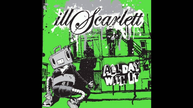 Robot bench fence green background free wallpaper for desktop - medium preview image