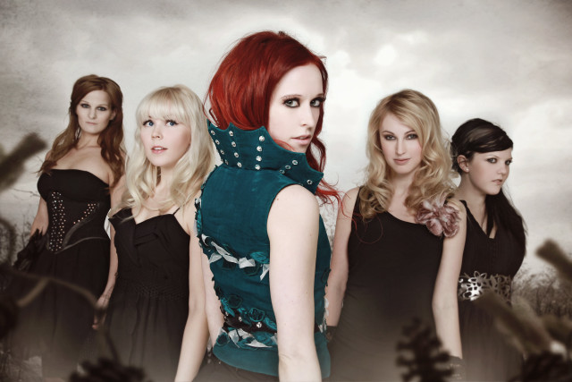 Women group cloudy sky background free wallpaper for desktop - medium preview image