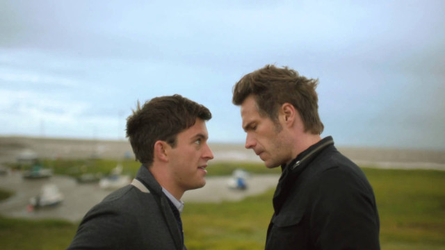 Men standing field grass dirt free wallpaper for desktop - medium preview image