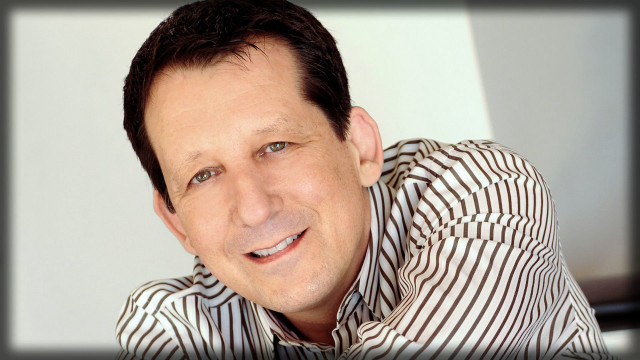 Man striped shirt smiling hands free wallpaper for desktop - medium preview image