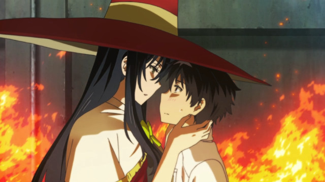 Couple people fireplace hat fire free wallpaper for desktop - medium preview image